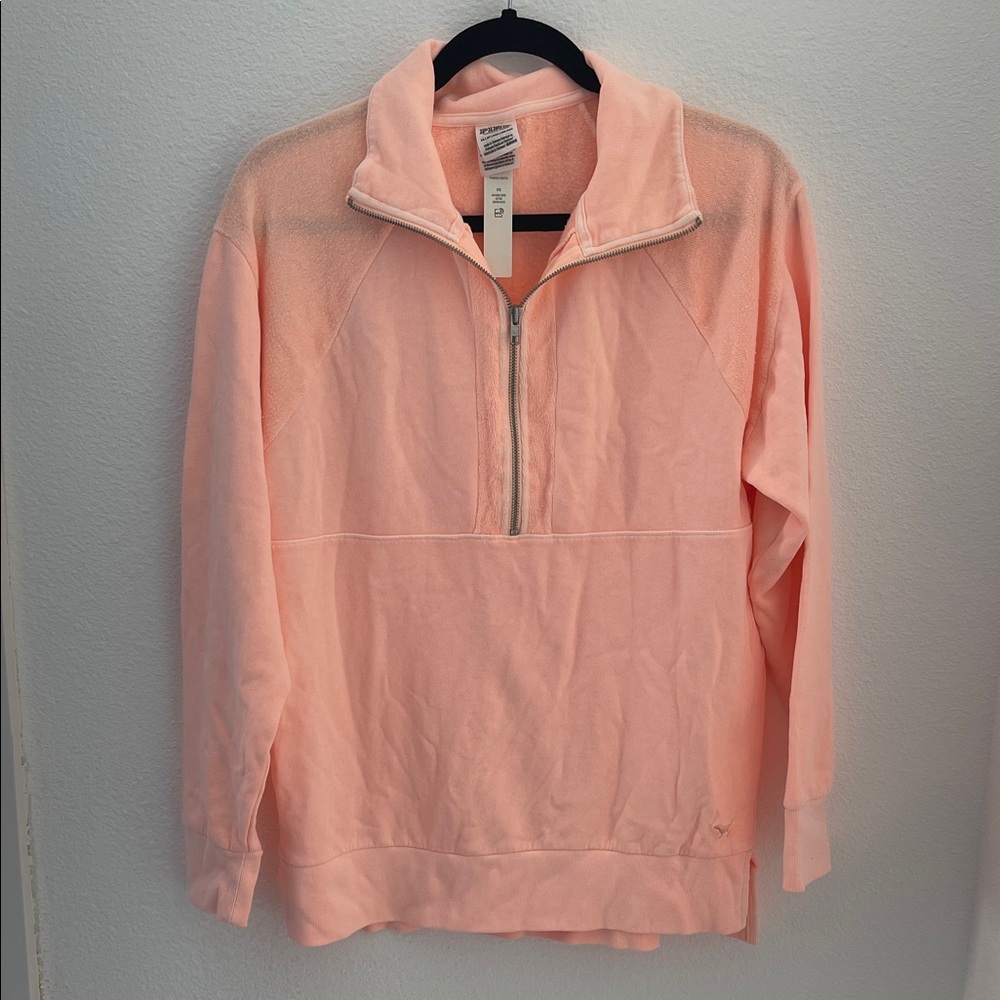NWT Women’s PINK Half Zip Pullover